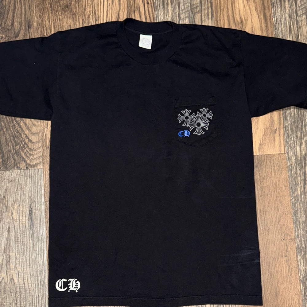 USED TEE SHIRT                       Chrome Hearts Black Graphic T-Shirt